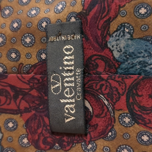 VALENTINO Cravatte Silk Necktie - Vintage - Picture 4 of 6